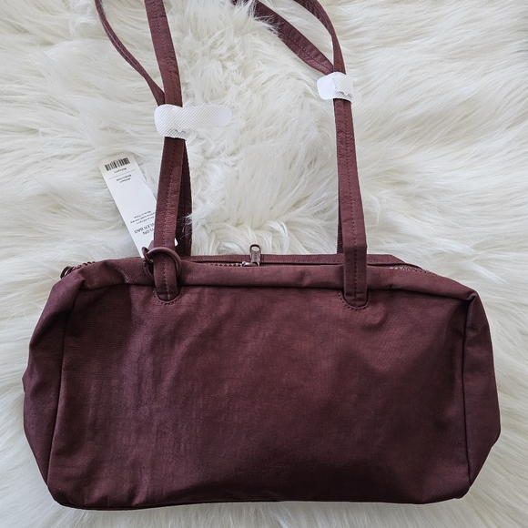 NWT BAGGU Standard Bowler Bag Mahogany - Picture 2 of 2